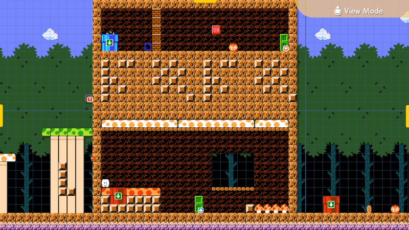 Illustration for article titled How To Use Mario Maker 2's Tricky 'Scroll-Stop' Feature